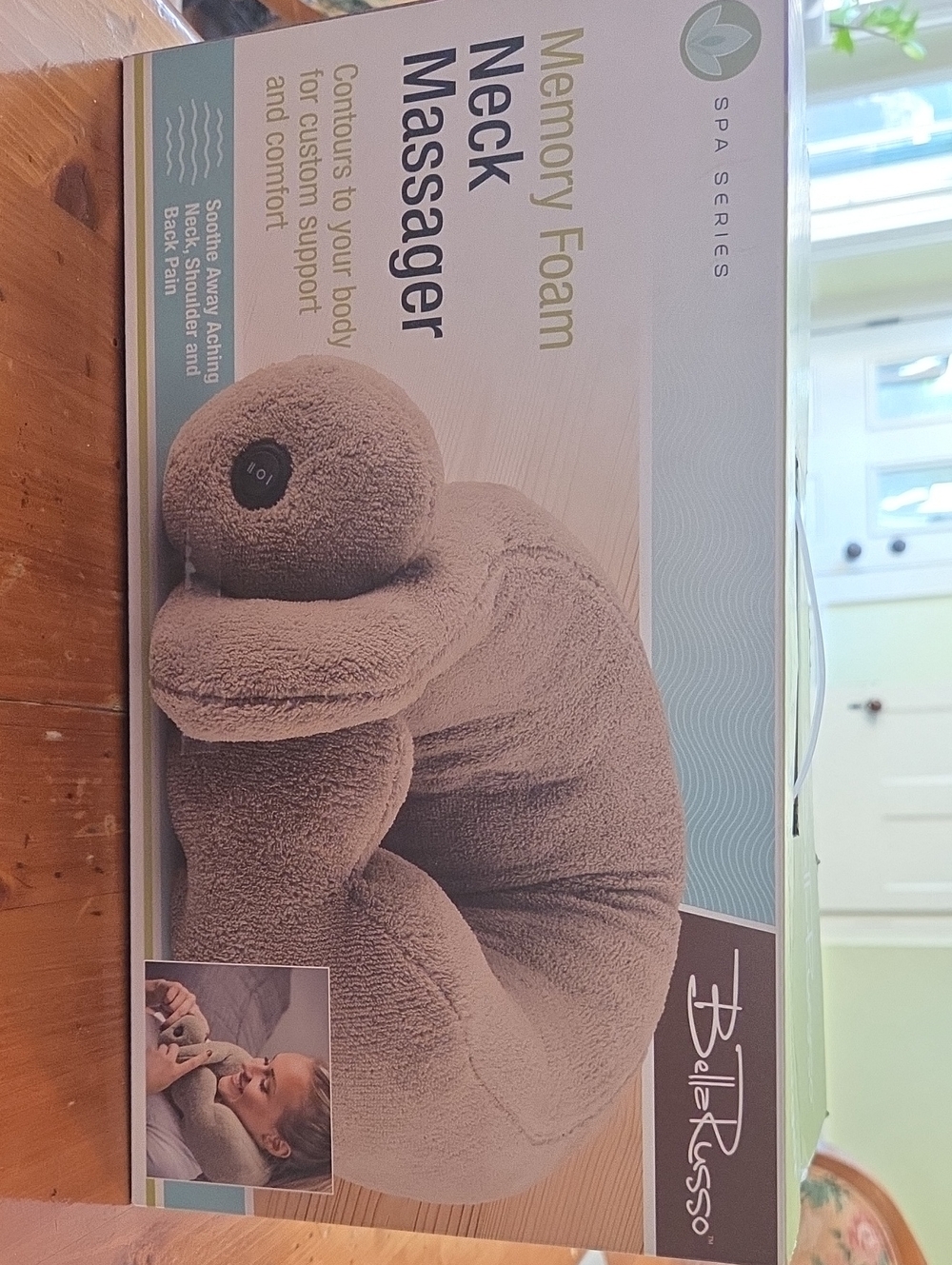 Memory Foam Neck Massager - Taupe